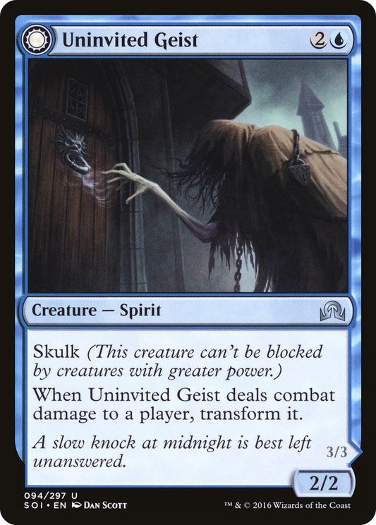 Uninvited Geist // Unimpeded Trespasser (SOI-094) (Foil)