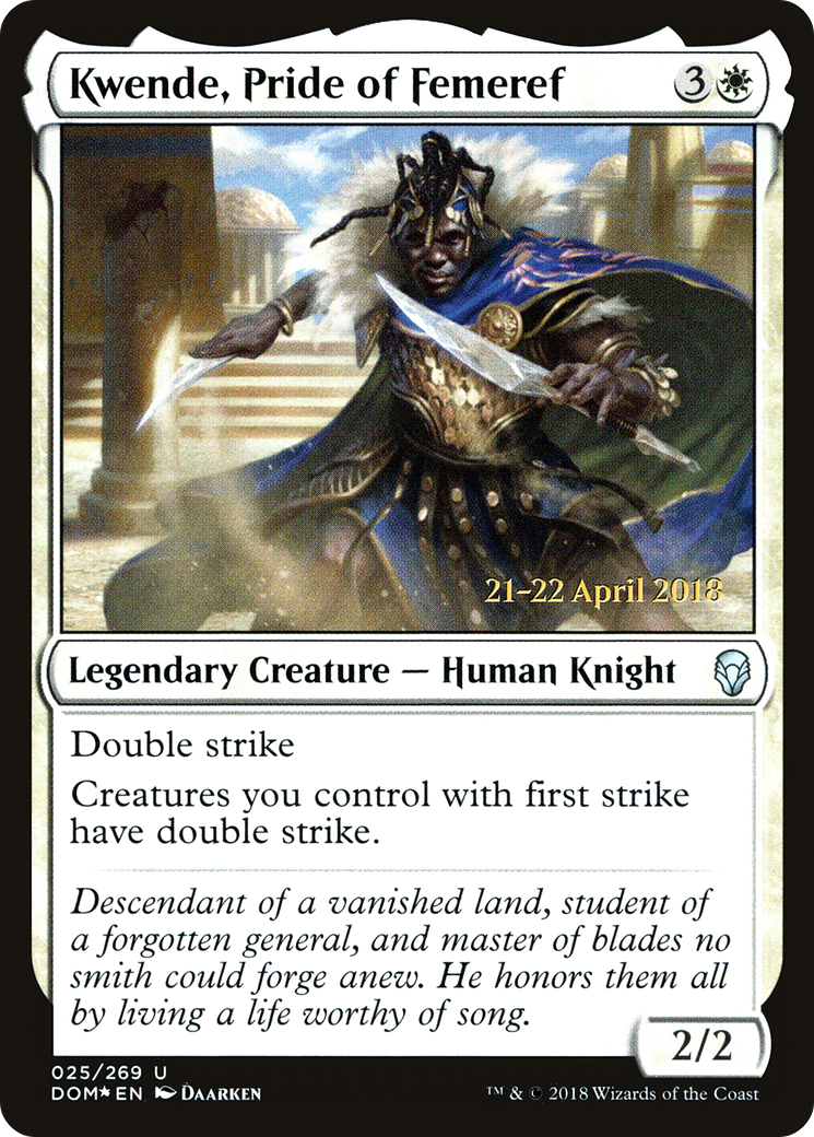 Kwende, Pride of Femeref (PRE-25S) (Foil)