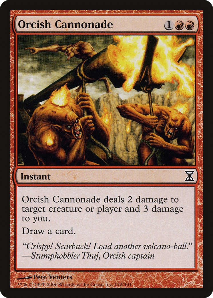 Orcish Cannonade (TSP-172) (Foil)