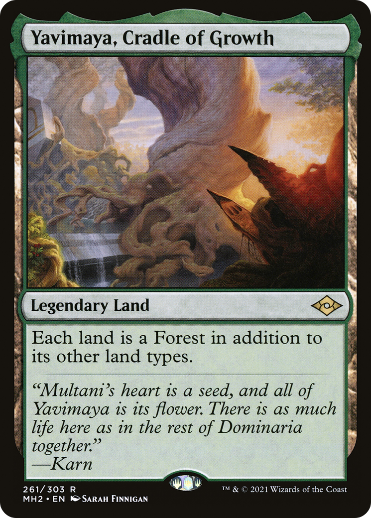 Yavimaya, Cradle of Growth (MH2-261) (Foil)