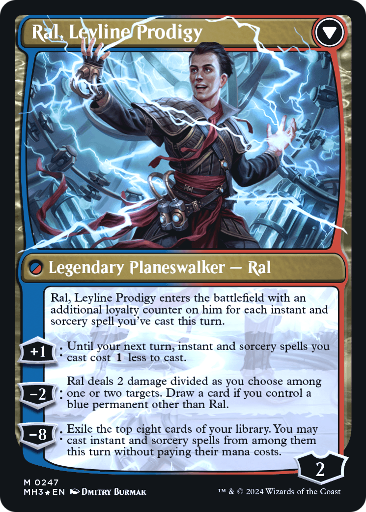 Ral, Monsoon Mage // Ral, Leyline Prodigy (PRE-247S) (Foil)