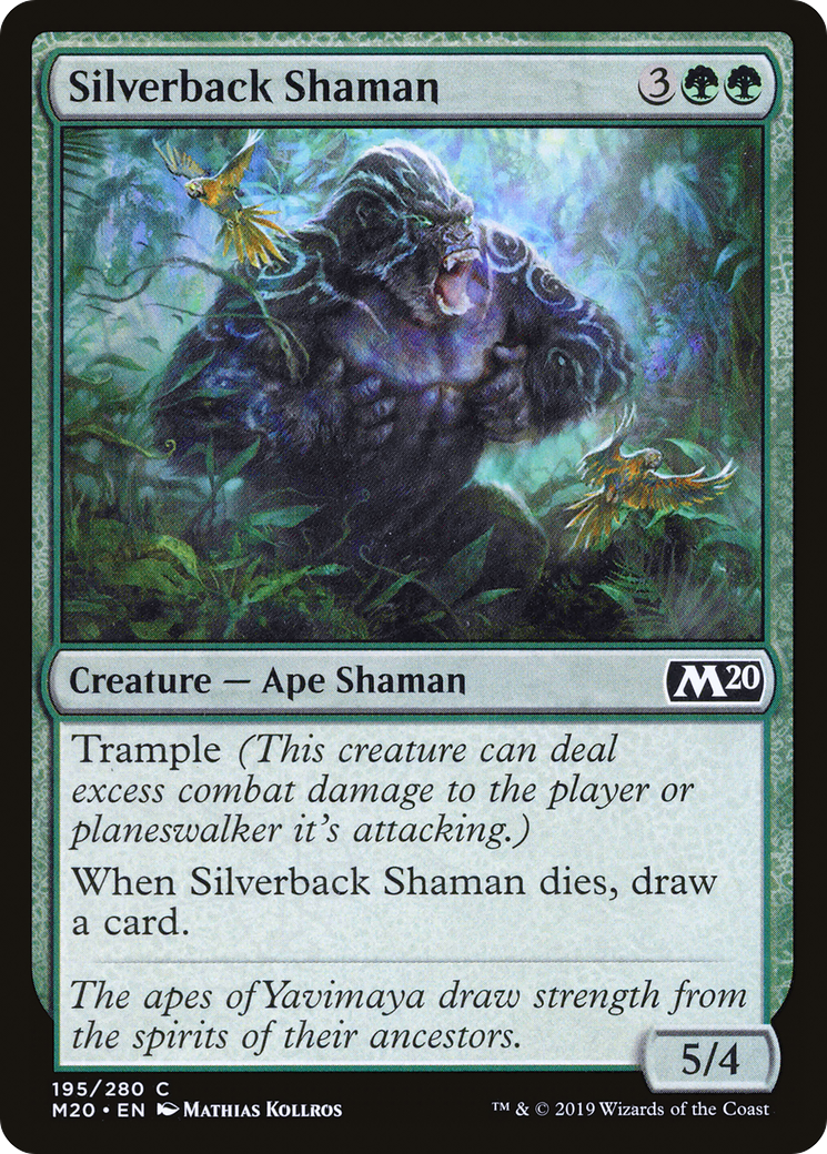 Silverback Shaman (M20-195) (Foil)