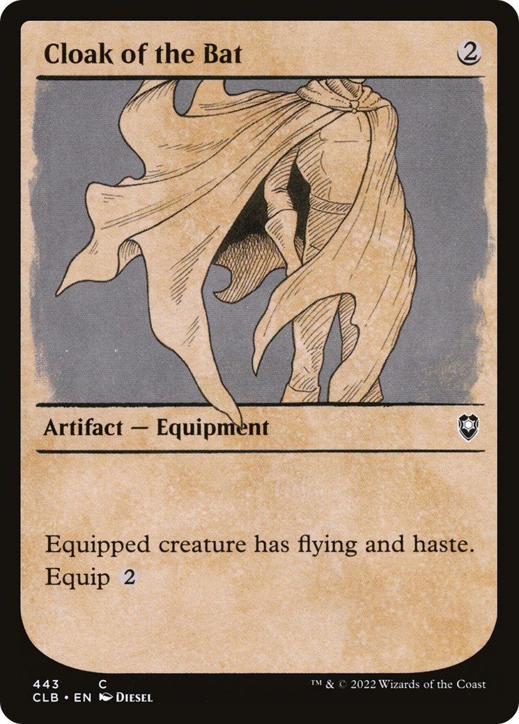 Cloak of the Bat (CLB-443) (Showcase) (Foil)