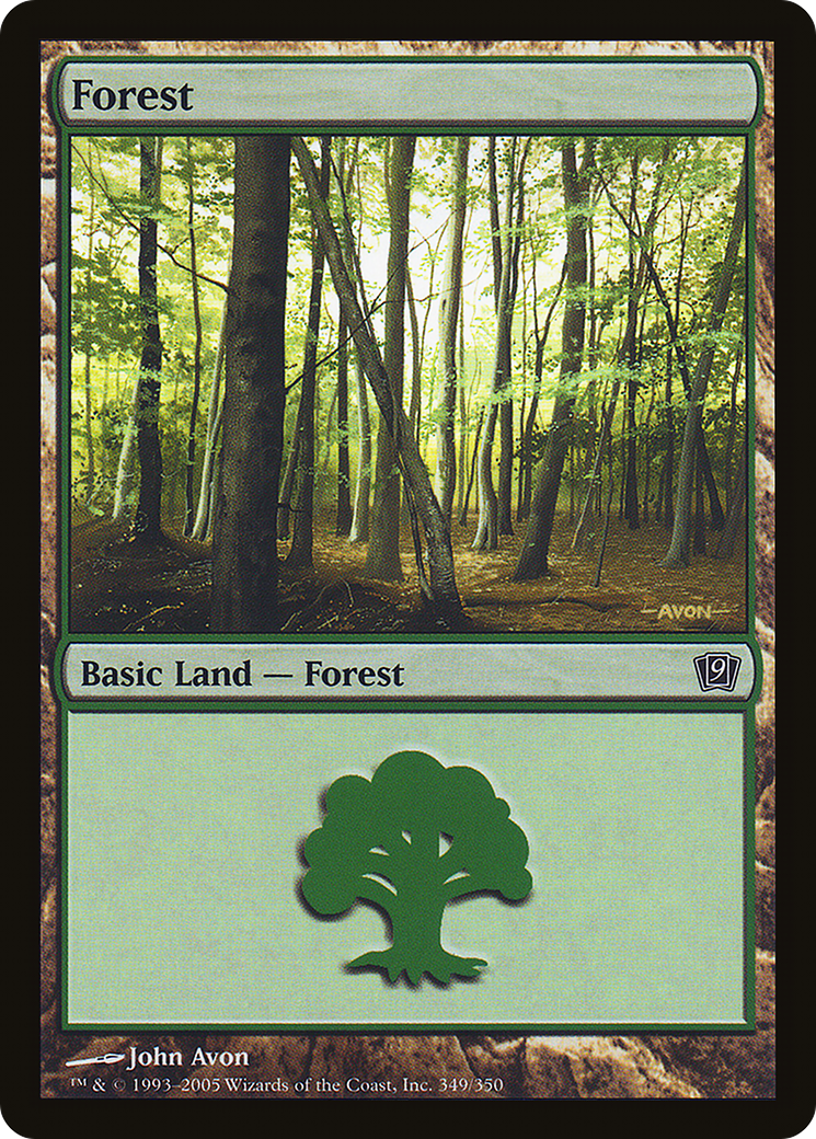Forest (349) (9ED-349★) (Foil)