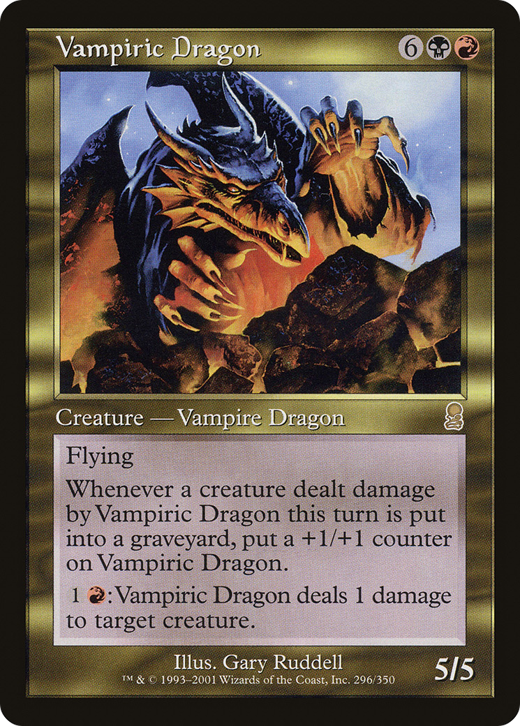 Vampiric Dragon (ODY-296) (Foil)