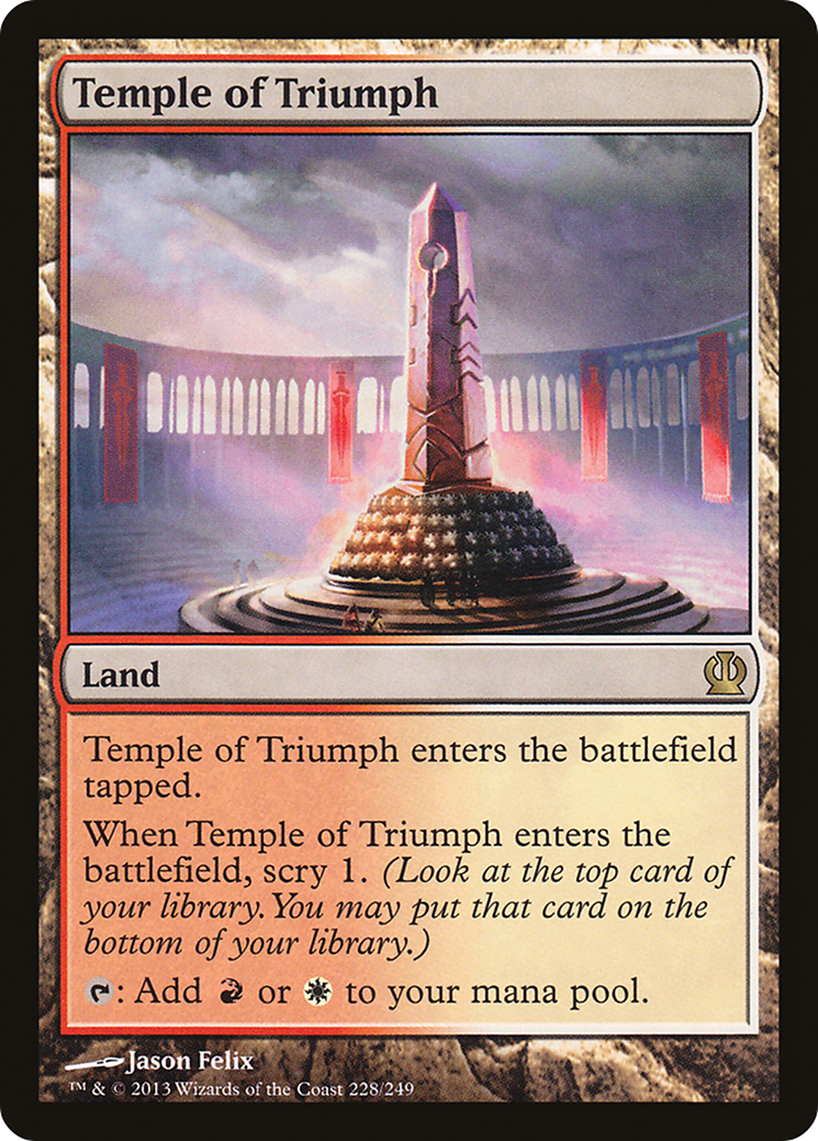 Temple of Triumph (THS-228) (Foil)