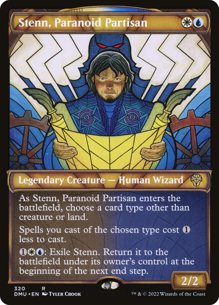 Stenn, Paranoid Partisan (DMU-320) (Showcase) (Foil)