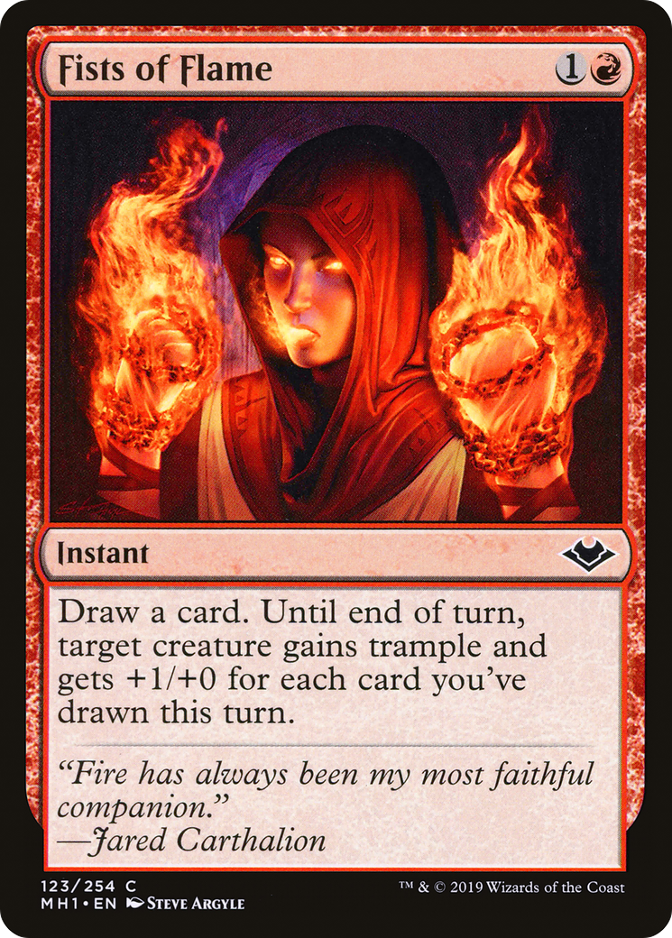 Fists of Flame (MH1-123) (Foil)
