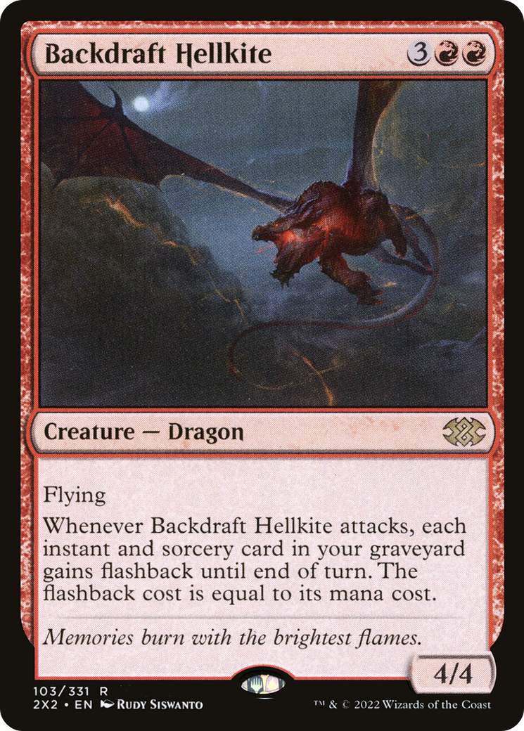 Backdraft Hellkite (2X2-103) (Foil)