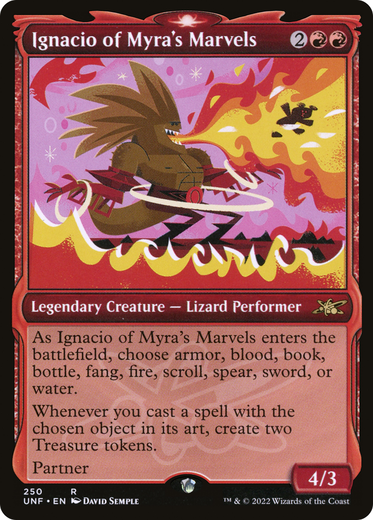 Ignacio of Myra's Marvels (UNF-250) (Showcase) (Foil)