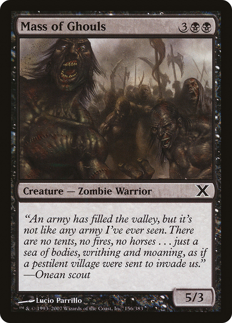 Mass of Ghouls (10E-156) (Foil)