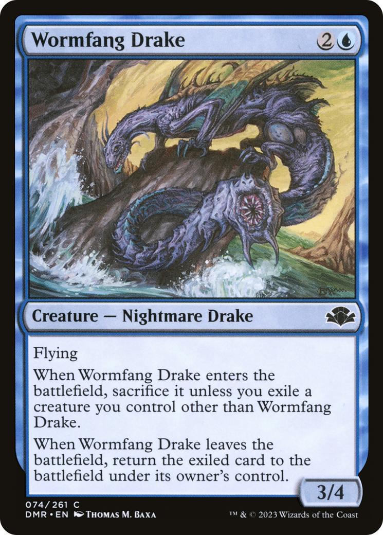 Wormfang Drake (DMR-074) (Foil)