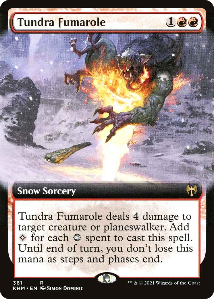 Tundra Fumarole (KHM-361) (Extended Art) (Foil)
