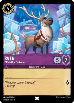 Sven - Official Ice Deliverer (1-055) (Cold Foil)