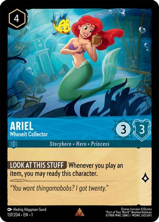 Ariel - Whoseit Collector (1-137) (Cold Foil)