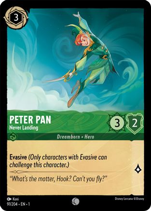Peter Pan - Never Landing (1-091) (Cold Foil)
