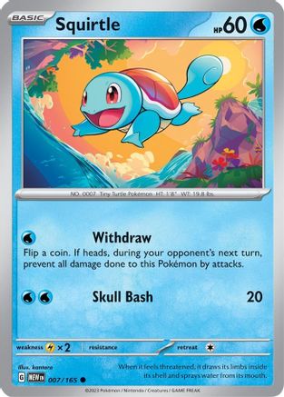 Squirtle (MEW-007) (Reverse Holofoil)