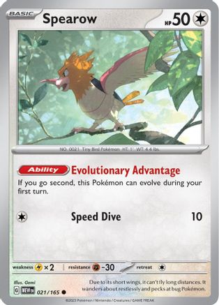 Spearow (MEW-021) (Reverse Holofoil)