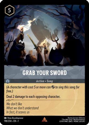 Grab Your Sword (1-198) (Cold Foil)