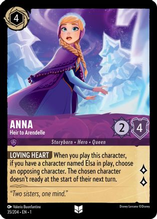 Anna - Heir to Arendelle (1-035) (Cold Foil)