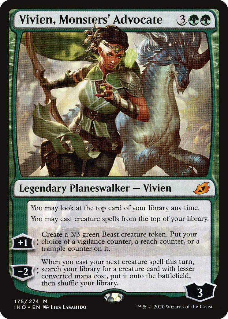 Vivien, Monsters' Advocate (IKO-175) (Foil)