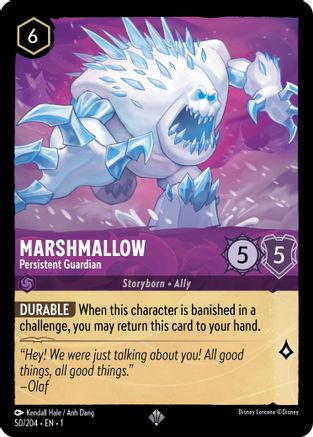Marshmallow - Persistent Guardian (1-050) (Cold Foil)