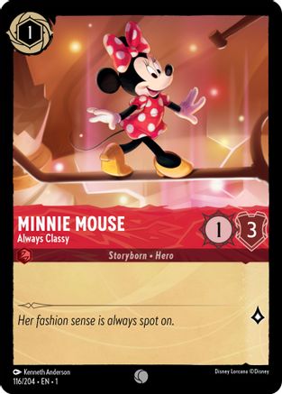 Minnie Mouse - Always Classy (1-116) (Cold Foil)
