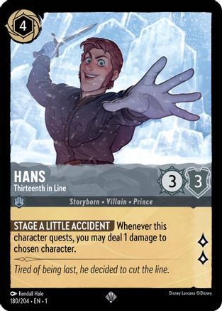 Hans - Thirteenth in Line (1-180) (Cold Foil)