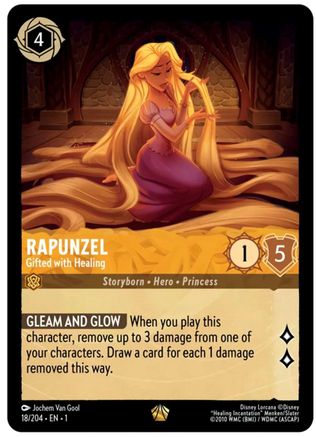 Rapunzel - Gifted with Healing (1-018) (Cold Foil)