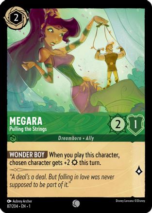 Megara - Pulling the Strings (1-087) (Cold Foil)