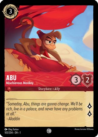 Abu - Mischievous Monkey (1-103) (Cold Foil)