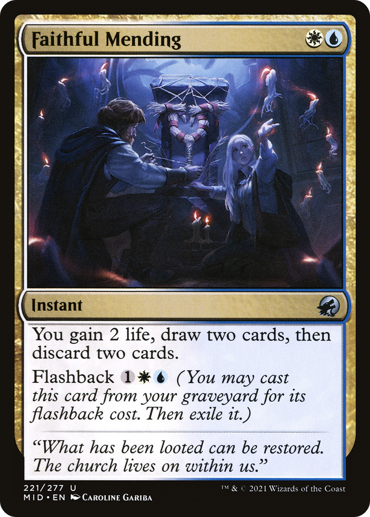Faithful Mending (MID-221) (Foil)