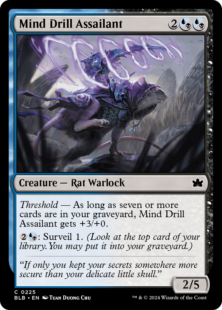 Mind Drill Assailant (BLB-225) (Foil)