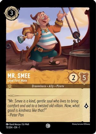 Mr. Smee - Loyal First Mate (1-015) (Cold Foil)