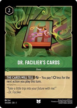 Dr. Facilier's Cards (1-101)