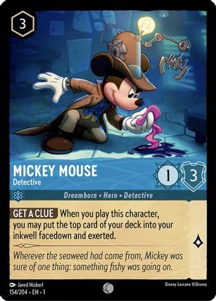 Mickey Mouse - Detective (1-154) (Cold Foil)