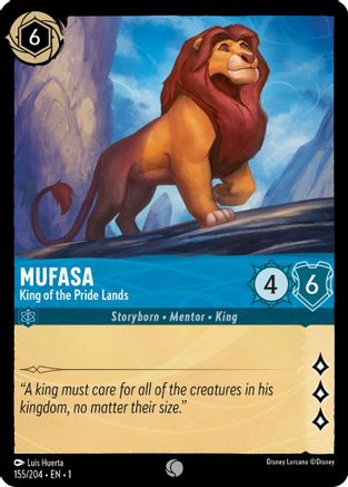 Mufasa - King of the Pride Lands (1-155) (Cold Foil)