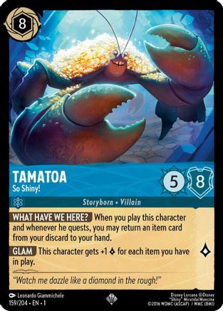 Tamatoa - So Shiny! (1-159) (Cold Foil)