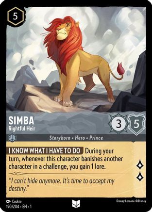 Simba - Rightful Heir (1-190) (Cold Foil)