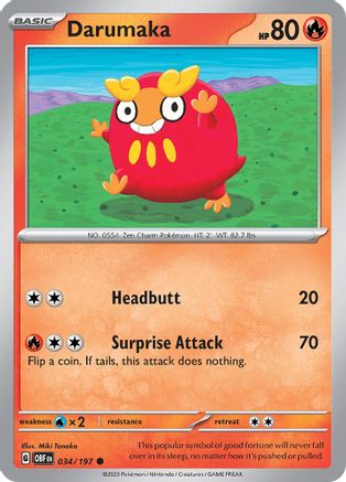 Darumaka (OBF-034) (Reverse Holofoil)