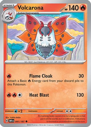 Volcarona (OBF-041) (Reverse Holofoil)