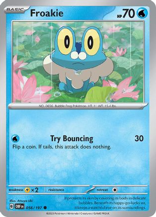 Froakie (OBF-056) (Reverse Holofoil)