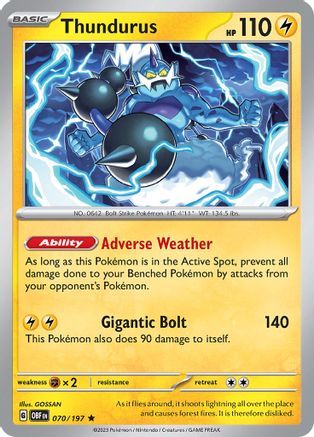 Thundurus (OBF-070) (Holofoil)