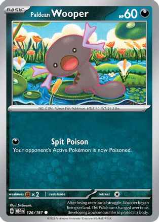 Paldean Wooper (OBF-126) (Reverse Holofoil)