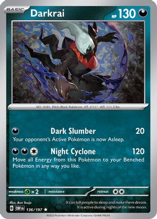 Darkrai (OBF-136) (Holofoil)