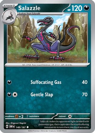 Salazzle (OBF-140) (Reverse Holofoil)
