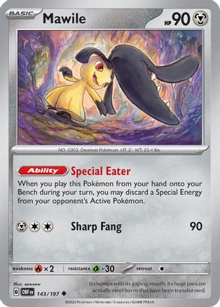 Mawile (OBF-143) (Reverse Holofoil)
