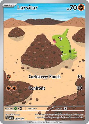 Larvitar (OBF-203) (Holofoil)