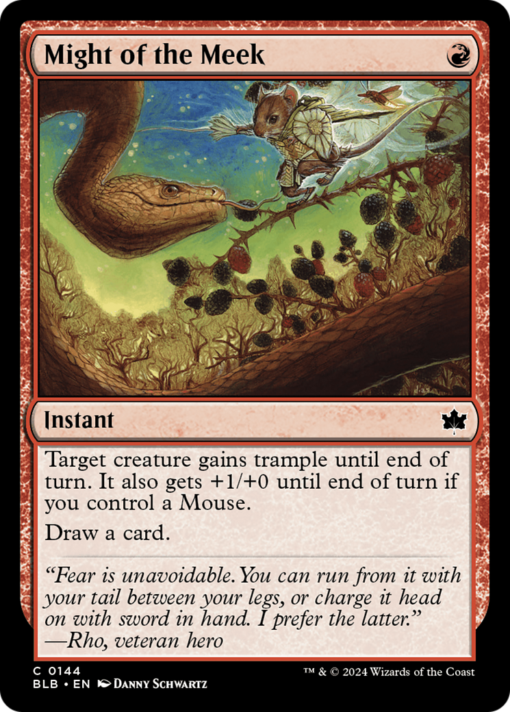 Might of the Meek (BLB-144) (Foil)
