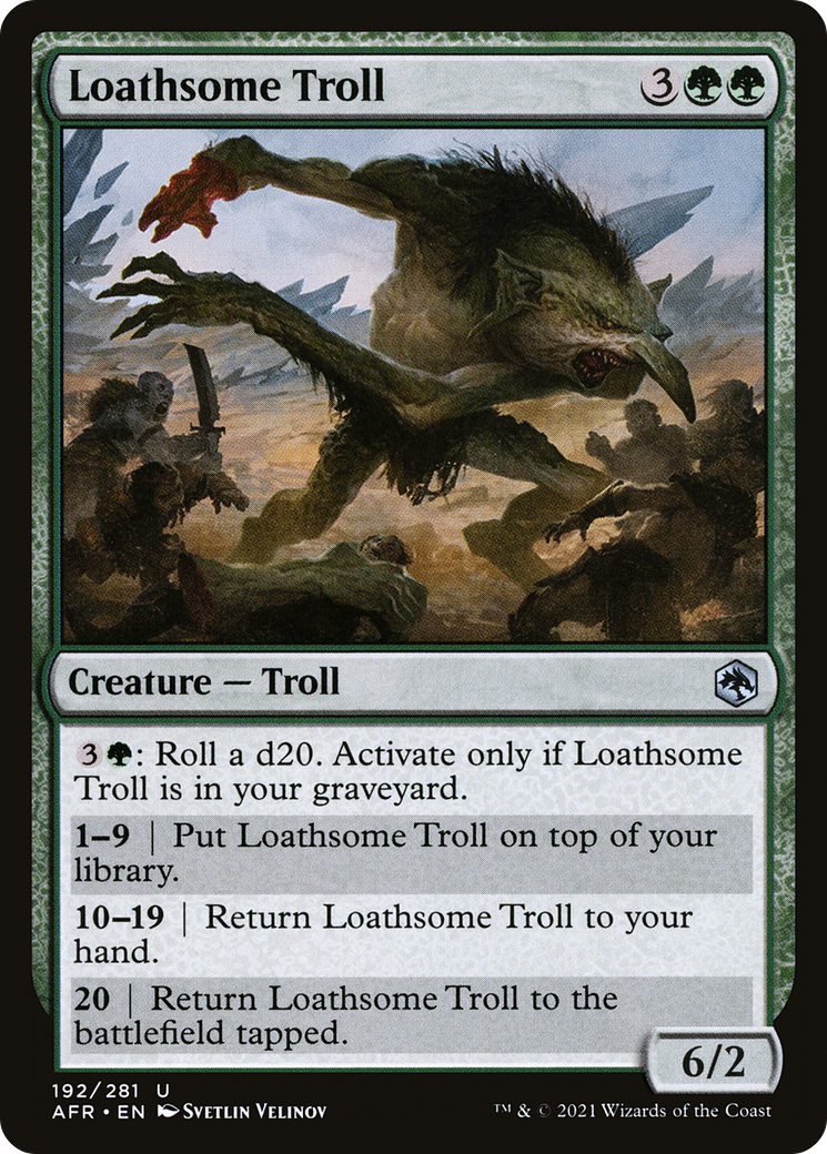 Loathsome Troll (AFR-192)